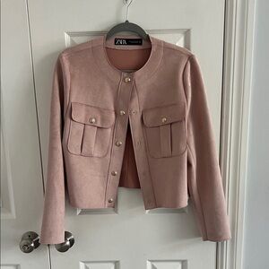 Zara Blush Pink Women's Blazer